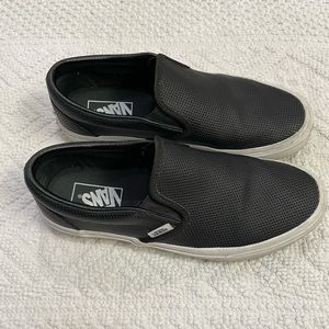 VANS - Black leather